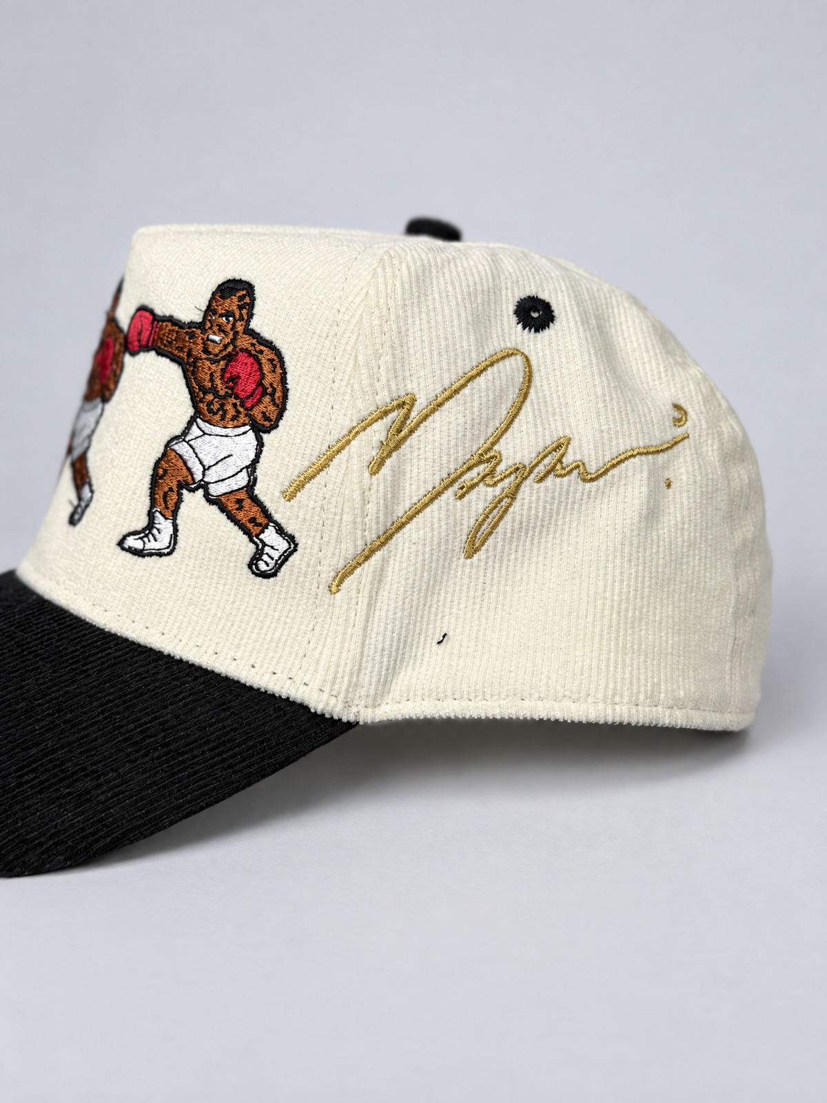 "Three Mike's Ona Cord" Distressed Corduroy Hat
