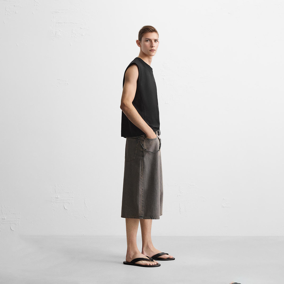SALT Unisex Heavyweight Cropped Boxy Tank Top (280GSM)
