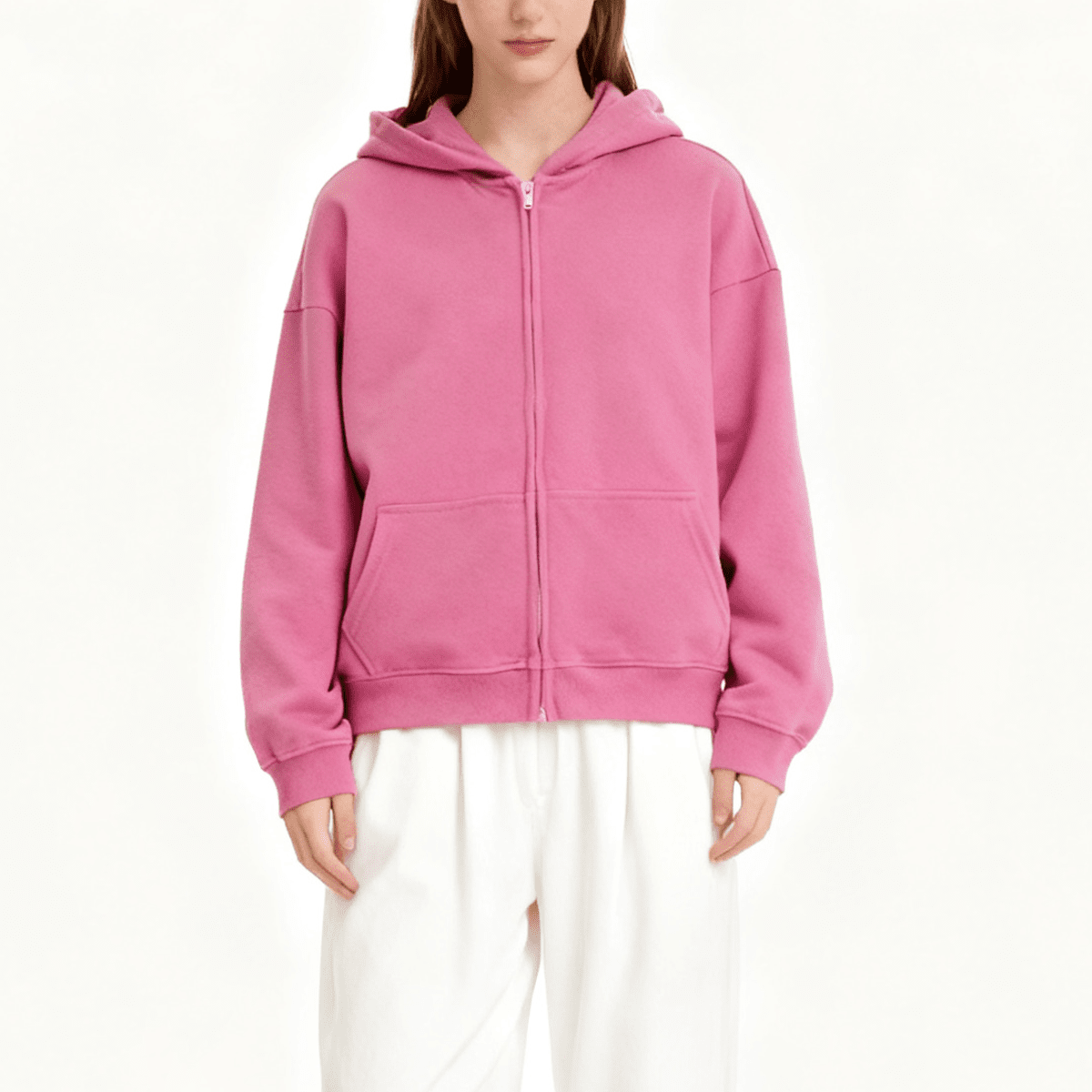 "Kenny Ken Call Umar " Heavyweight Cropped Oversized Zip-Up Hoodie (460GSM)