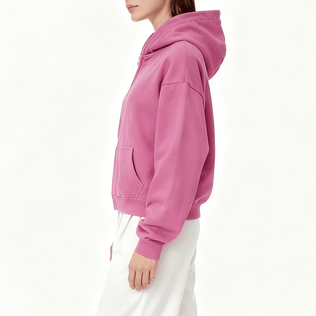 "Kenny Ken Call Umar " Heavyweight Cropped Oversized Zip-Up Hoodie (460GSM)