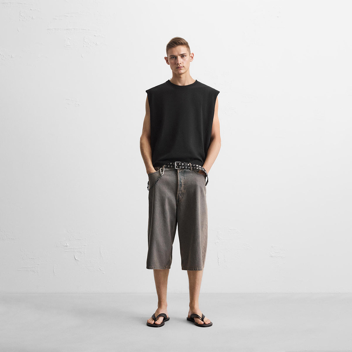 SALT Unisex Heavyweight Cropped Boxy Tank Top (280GSM)