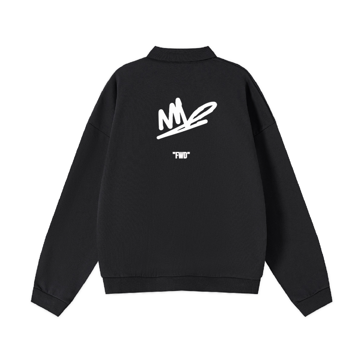 "FWD" Polo Collar Sweatshirt（445GSM）