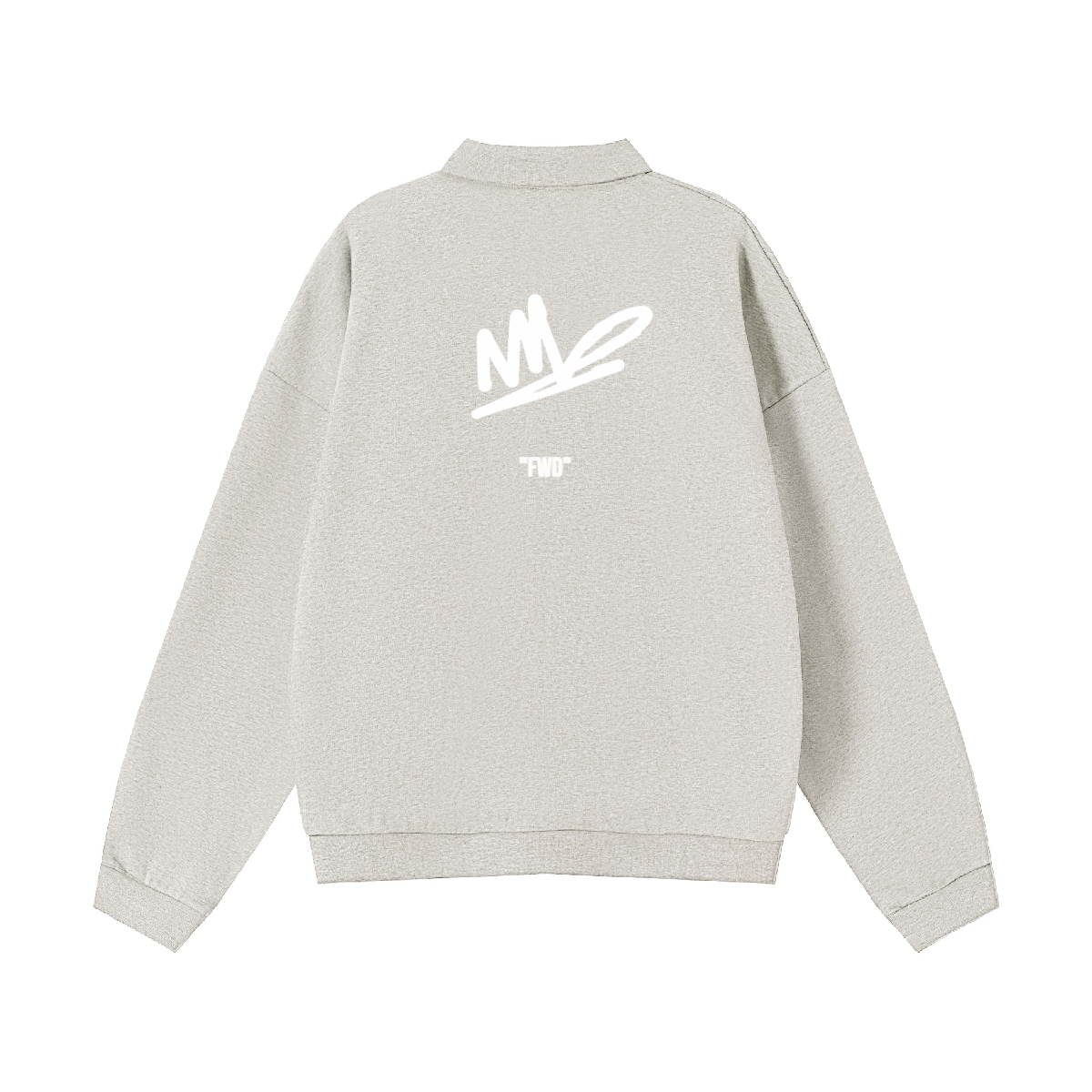 "FWD" Polo Collar Sweatshirt（445GSM）