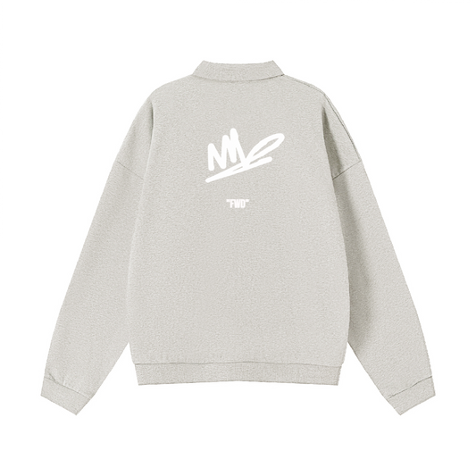 "FWD" Polo Collar Sweatshirt（445GSM）