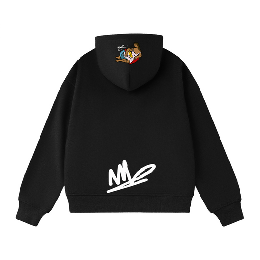"Naomi Rambles " artpiece 400GSM Unisex Heavyweight Cropped Hoodie