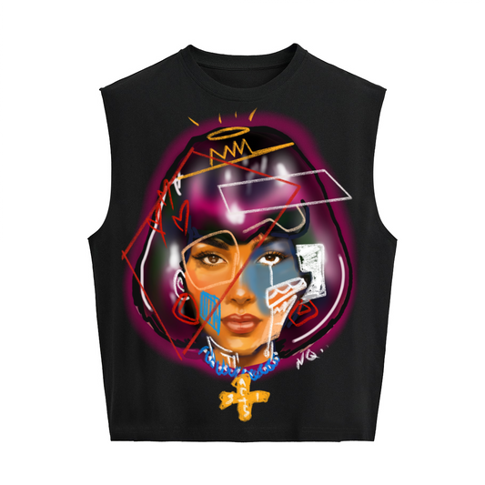 SALT Unisex Heavyweight Cropped Boxy Tank Top (280GSM)