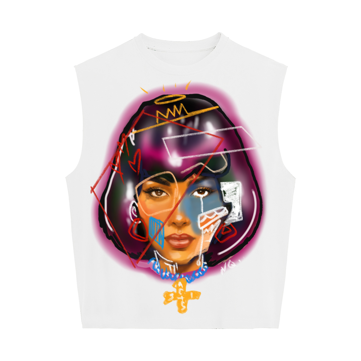 SALT Unisex Heavyweight Cropped Boxy Tank Top (280GSM)