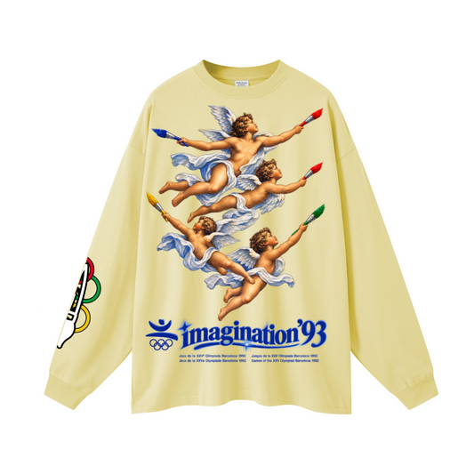 ROCHESTER IMAGINATION OLYMPICS Heavyweight Streetwear FOG Long Sleeve(305GSM)