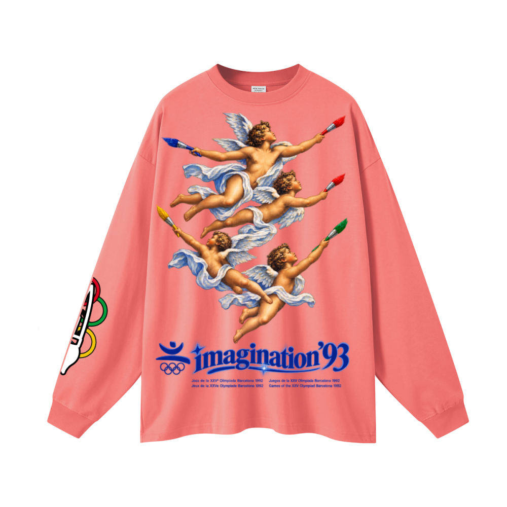 ROCHESTER IMAGINATION OLYMPICS Heavyweight Streetwear FOG Long Sleeve(305GSM)
