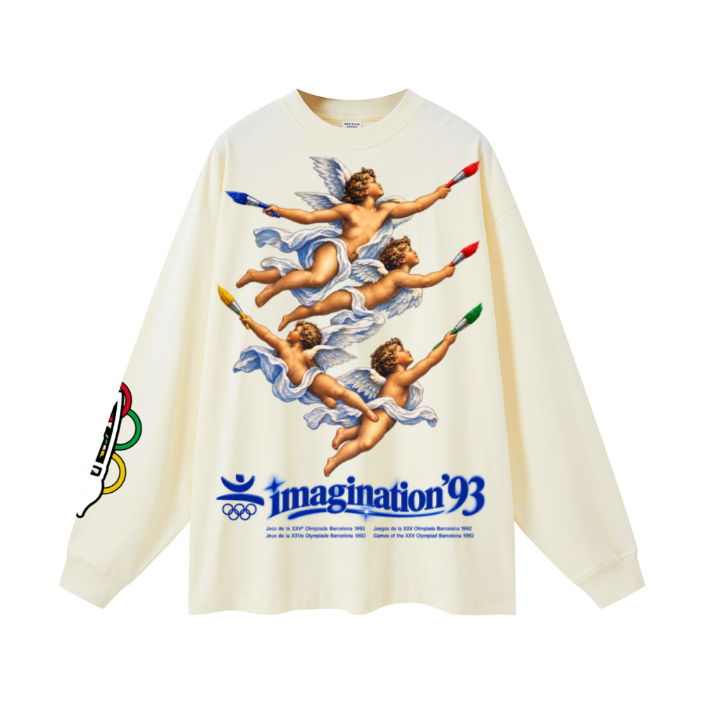ROCHESTER IMAGINATION OLYMPICS Heavyweight Streetwear FOG Long Sleeve(305GSM)