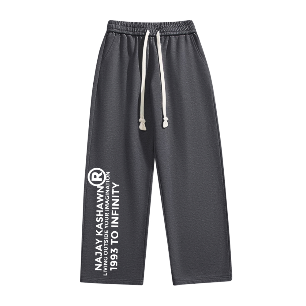 Kashawn To Infinity! Heavyweight Cotton-Blend Sweatpants (350GSM)