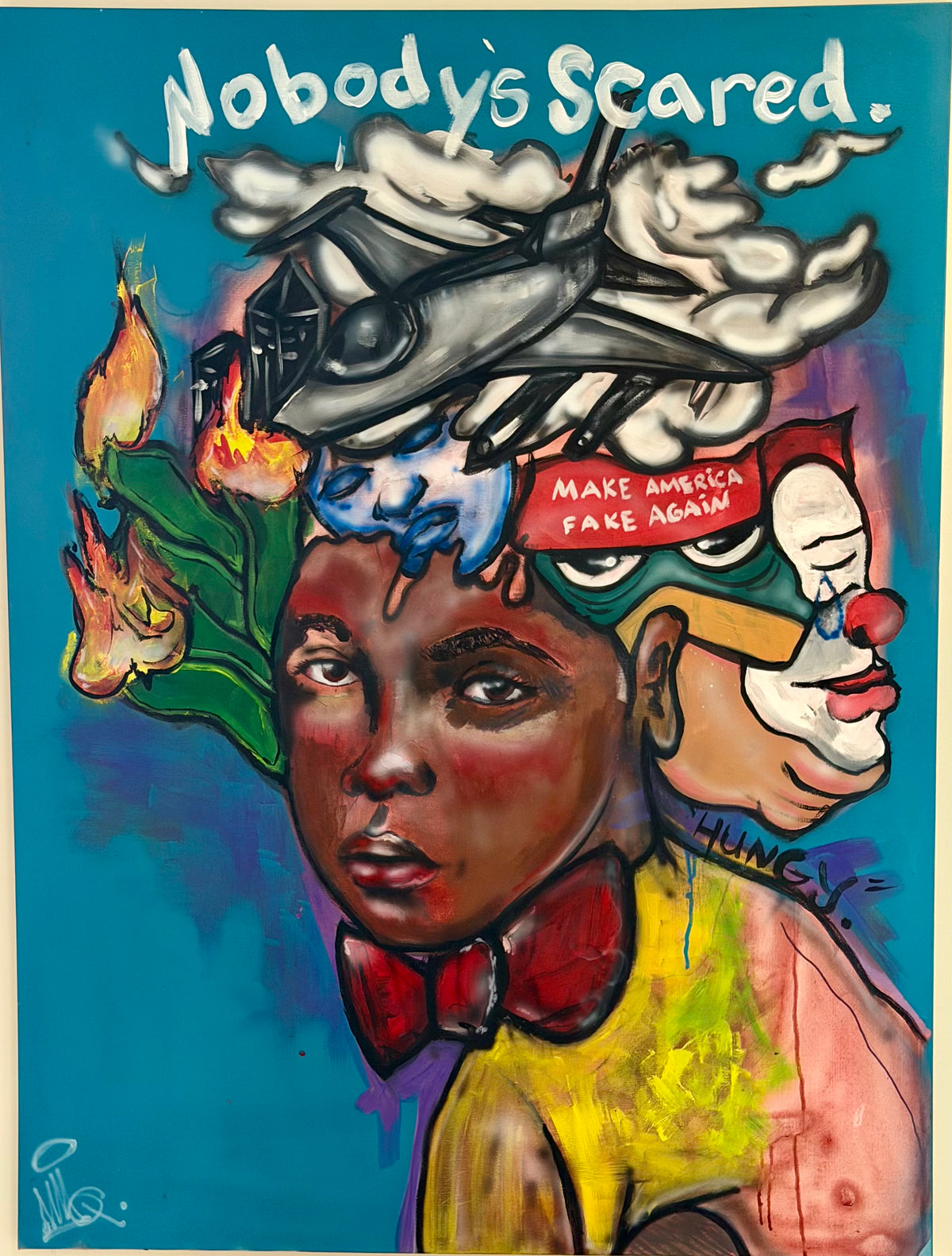 "Nobodys Scared" Original Painting