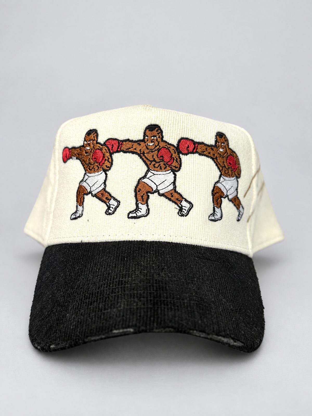"Three Mike's Ona Cord" Distressed Corduroy Hat